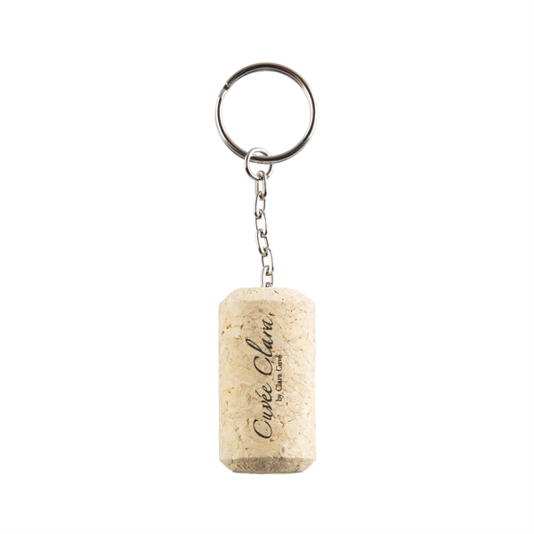 Clara Cuv� - Cuv�e Wine Cork Keychain