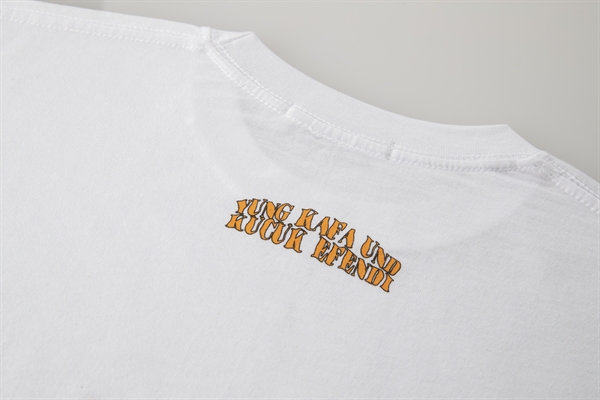 Yung Kafa & K�c�k Efendi - YKKE SERIFE LOGO T-SHIRT WHITE