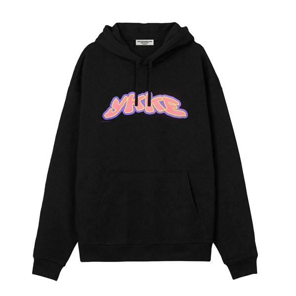 Yung Kafa & K�c�k Efendi - YKKE PASTEL LOGO HOODY BLACK