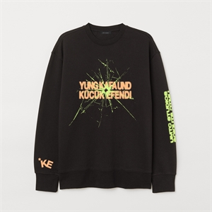 Yung Kafa & K�c�k Efendi - YKKE x UMTC 3.0 CREWNECK BLACK
