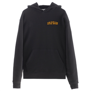 Yung Kafa & K�c�k Efendi - YKKE - SERIFE LOGO HOODIE BLACK